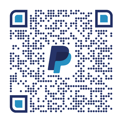 Scan to donate via PayPal